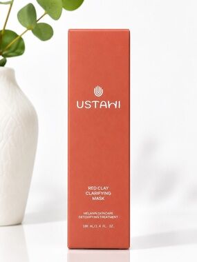 USTAWI Red Clay Clarifying Mask 100mL Detox Face Mask Made in France NIB